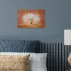 Abstract - Boom - Wit - Bladeren poster papier klein -sfeer2