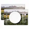Berglandschap - Rivier - Bos Placemat vinyl groot -zzsfeer2_Kitchenyeah-website