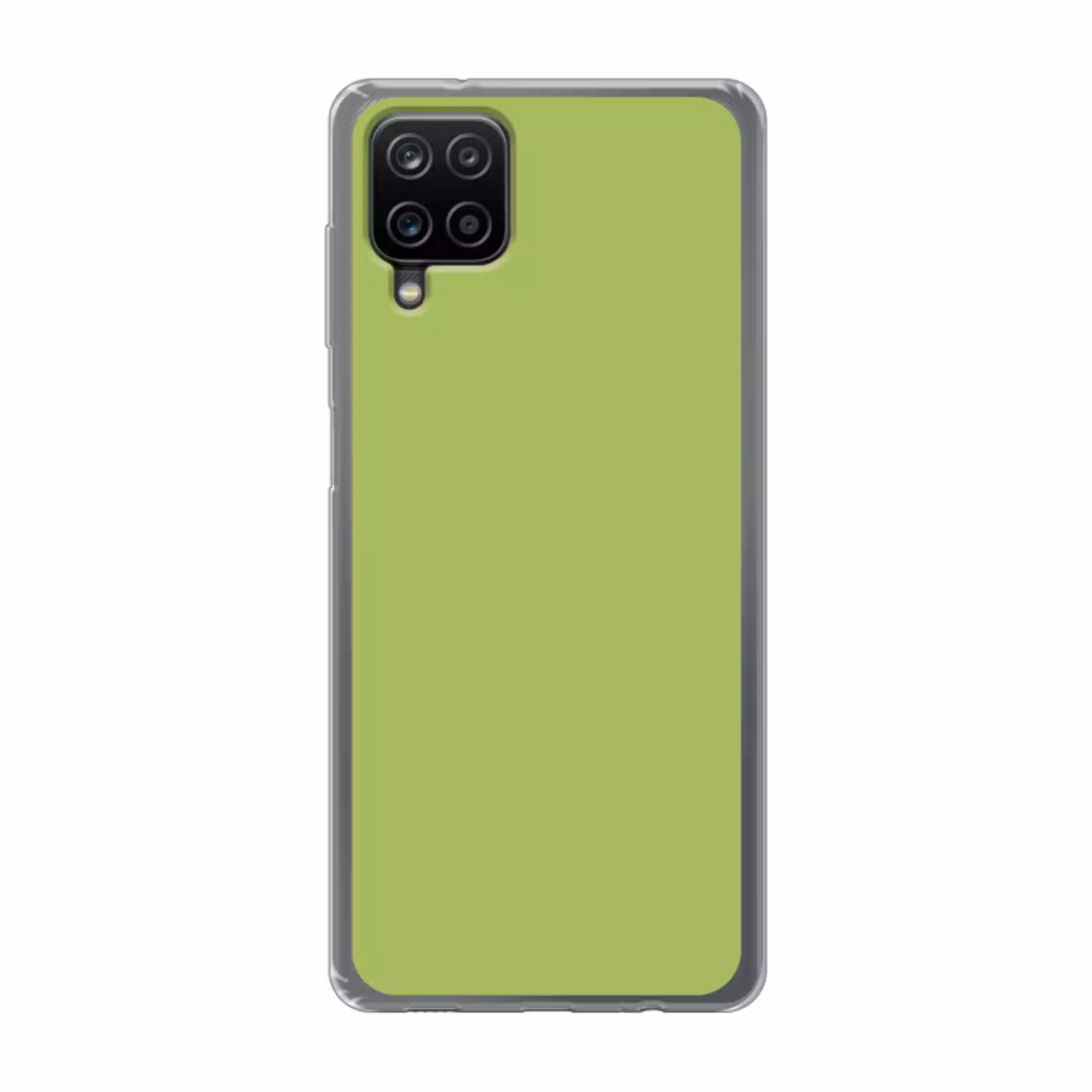 Lime - Glow - Groen Telefoonhoesje Samsung Galaxy A12 klein 372 -3d