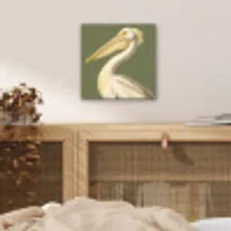 Pelikaan - Wit - Vogel - Klassiek - Natuur aluminium wit klein -sfeer3
