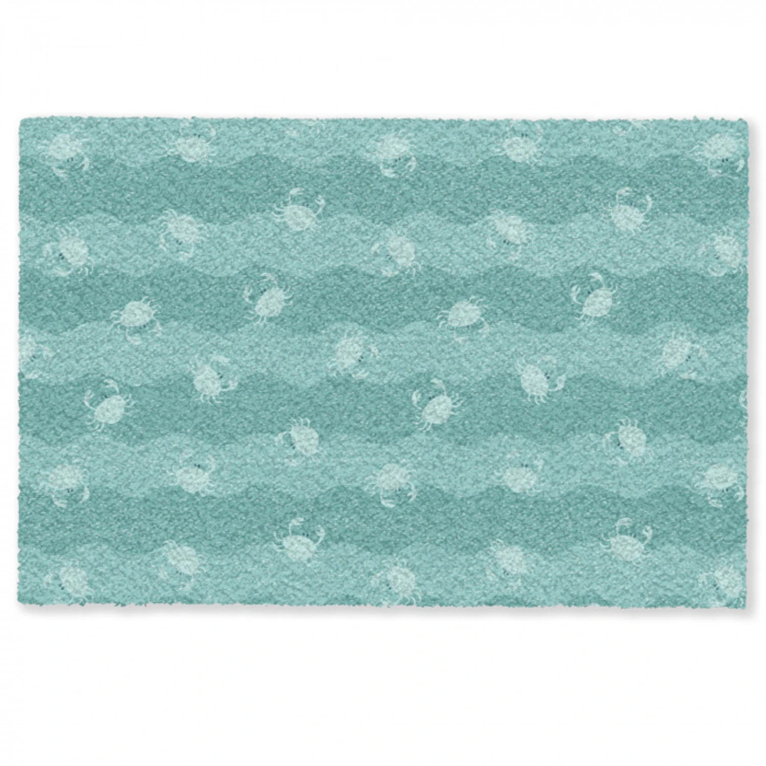 Zee - Dieren - Blauwe krab - Blauw Deurmat klein 898 -zkaufland3d