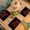 Peper - Rood - Zwart - Water - Groente Placemat vinyl groot -zzsfeer5_Kitchenyeah-website