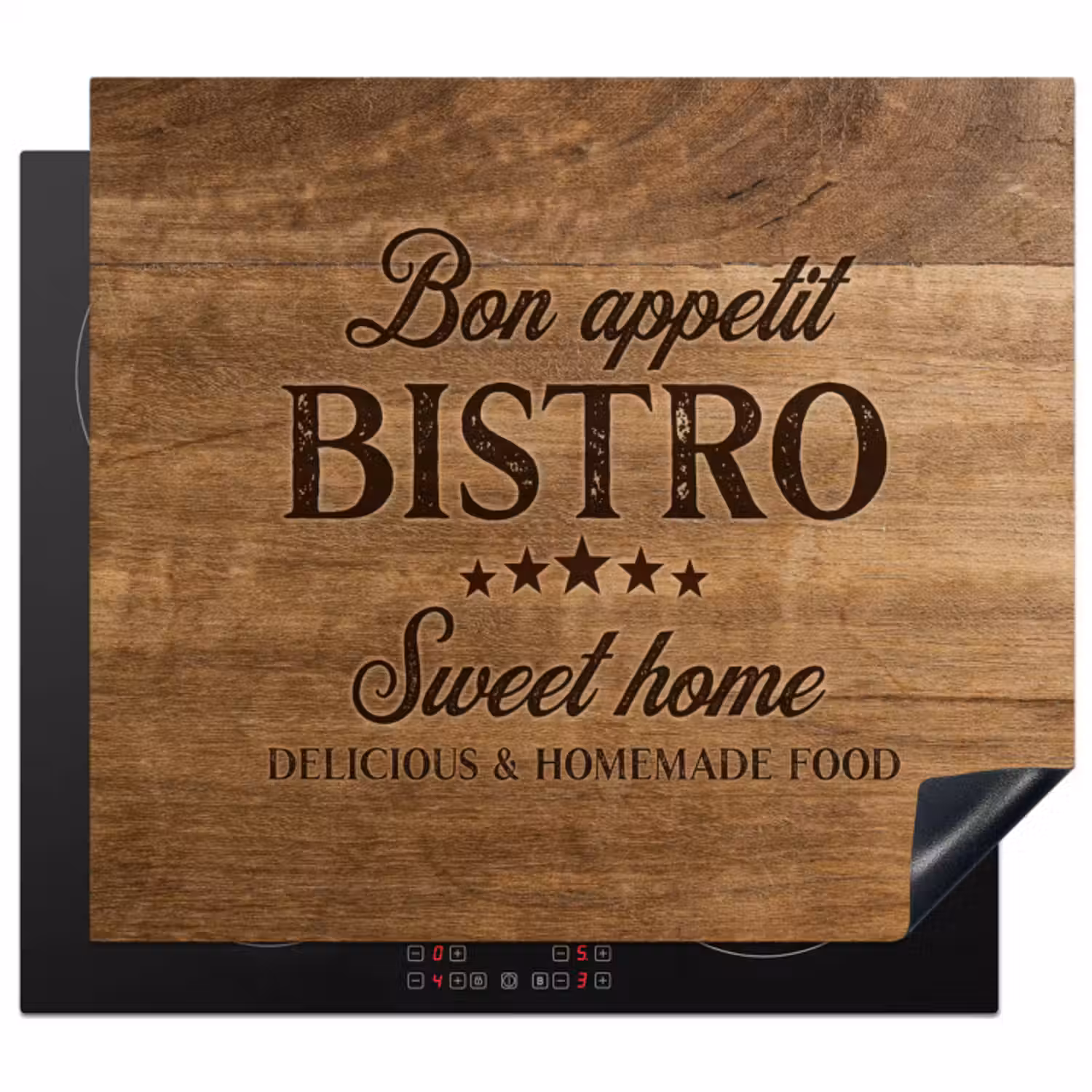 Inductie beschermer - hout-quote