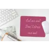 eat me out don't stress me out - Roze - Minimalistisch muismat rubber klein -witbureau