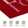 Love - Spiegeling - Rood poster papier klein -tcloseup_DE