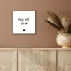 Quotes - Pluk het geluk - Spreuken aluminium wit klein -sfeer4