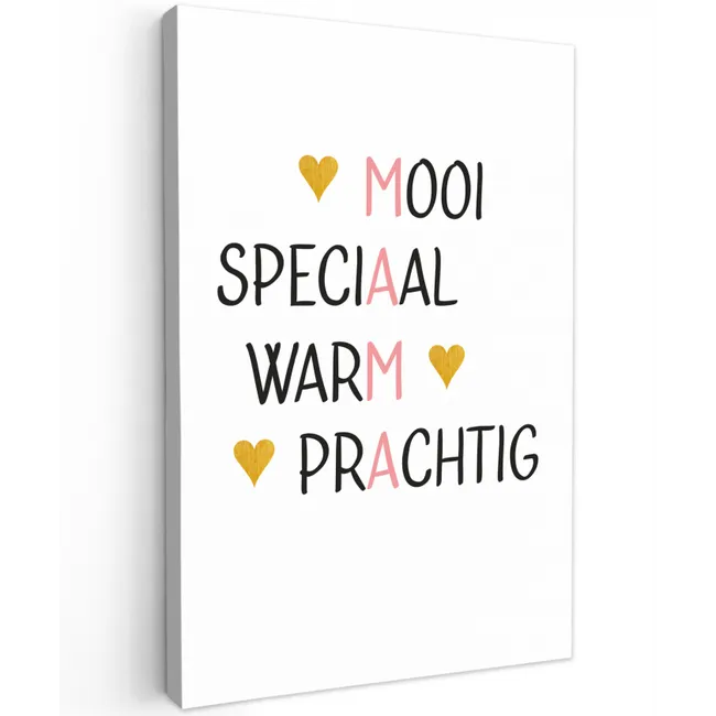 Spreuken - Mama - Quotes canvas 2cm klein -z3d