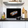 Hotdog - Porselein - Delfts blauw - Eten Inductie beschemer met haakjes klein -sfeer2
