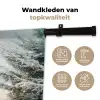 Auto - Rood - Cadeaus - Winter - Sneeuw - Kerst Wandkleed katoen middel -sfeer2