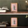 Kauwgom - Retro - Snoep - Roze Light Box met kabel (Tafellamp) klein -sfeer3