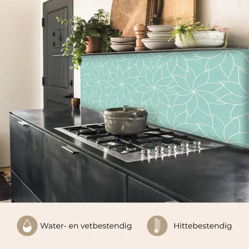 Blauw - Mandala - Design keuken achterwand 2 middel 871 -usp_NL