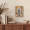 Graffiti - Jongen - Kleuren - Street Art Light Box met kabel (Tafellamp) klein -sfeer2