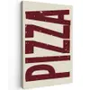 Pizza - Vintage - Decoratie - Japandi canvas 2cm klein -z3d