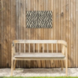 Zebra - Print - Klassiek - Zwart Tuinposter op houten frame 2 cm dik klein 845 -sfeer4