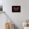 Vlinder - Rood - Minimalistisch tuinposter los doek klein -sfeer8