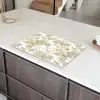 Tijger - Jungle - Vogel - Beige Inductie beschermer vinyl 3mm klein 276 -sfeer8