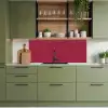 Rood - Effen kleur keuken achterwand 2 middel 871 -sfeer3