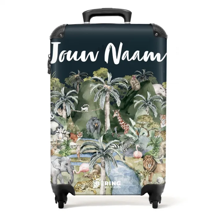 Jungle in de maneschijn NBS - Handbagage koffer - Kinderen Unisex middel -productfoto_recht