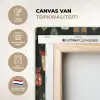 Illustratie - Kerstfiguren - Groen canvas 2cm xxl 828 -sfeer2