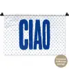 Ciao - Blauw - Stippen Wandkleed katoen klein -t3d_DE