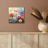 Bloemen - Kleurrijk - Waterverf - Natuur - Zomer aluminium wit klein -sfeer4