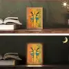 Dansen - Vrouwen - Verfstructuur Light Box met kabel (Tafellamp) klein -sfeer3