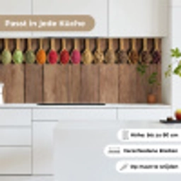 Lepels - Kruiden - Hout keuken achterwand 2 middel -sfeer4_DE