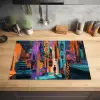 Abstract - Figuren - Kleurrijk Inductie beschermer vinyl 3mm klein -sfeer5