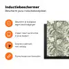 Botanisch - Bloemen - Groen Inductie beschermer vinyl 3mm klein 276 -zzzzzzz-td-ups