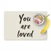 Minimalistisch - Beige - Love Placemat vinyl groot -zzzproduct_Kitchenyeah-website