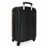 Graffiti schotse hooglander met bloemen NBS - Handbagage koffer - Unisex middel -achterkant