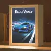 Auto - Blauw - Jongens - Kind Light Box met kabel (Kinderlampje) klein -zzz_3d_website