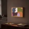 Vormen - Abstract - Kleuren - Vierkant Light Box met batterij (Wandlamp) middel -sfeer1