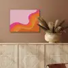 Retro - Waves - Kleurrijk PET vilt klein -sfeer4