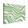 Zebrapatroon - Groen - Retro canvas 2cm klein -z3d