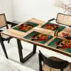 Vrouw - Sinaasappel - Bessen - Oranje Placemat vinyl groot -zzsfeer4_Kitchenyeah-website
