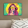 Zonnebril - Vrouw - Zonnig - Geel canvas 2cm klein -sfeer3