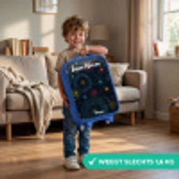Sterren - Planeten - Kleurrijk Kinderkoffer - Blauw klein -sfeer2_NL