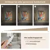 Tijger - Dieren - Olieverf - Kunst Light Box met kabel (Tafellamp) klein -USP_dimbaarNL