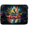Kaarsen - Bloemen - Buddha - Water laptophoes neopreen klein -zkaufland3dotto