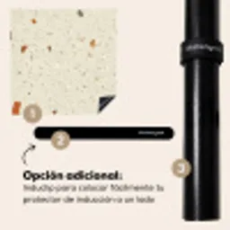 Terrazzo - Decoratie - Tegels - Patronen Inductie beschermer vinyl 3mm middel -zzzzzzz-induclip_ES