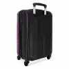 Dieppaars slangenhuid met symmetrische schubstructuur NBS - Handbagage koffer - Volwassenen Unisex middel -achterkant