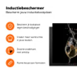 Dynamische Wijnsymfonie Inductie beschermer vinyl 3mm klein -zzzzzzz-td-ups