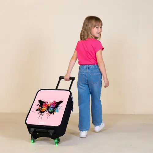 Vlinderverf Kinderkoffer - Zwart klein -sfeer1