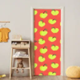 Appels - Modern - Groen deurposter klein 289 -sfeer4