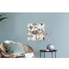 Inductie afdekplaat - Vintage - Jungle - Dieren - Natuur - Inductie beschermer Muursticker klein -plant