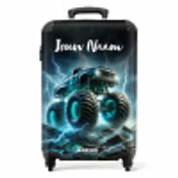 Thunder Wheels NBS - Handbagage koffer - Kinderen Unisex middel -productfoto_recht