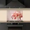 Orchidee - Bloemen - Roze - Bloemblaadjes keuken achterwand spatscherm klein -sfeer1