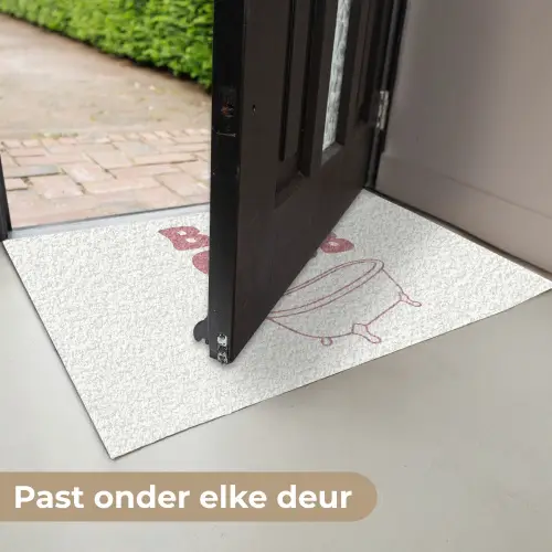 Retro - Bad - Roze Deurmat klein -USP_NL