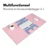 Nice - Paars - Roze Muismat XXL klein -sfeer4